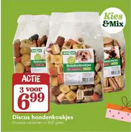 Dierspecialist Discus Hondenkoekjes aanbieding