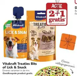 Dierspecialist Vitakraft Treaties Bits of Lick & Snack aanbieding