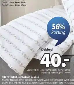 Jysk TRONFJELLET dekbed aanbieding
