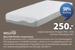 Jysk Wellpur Hovda schuimmatras aanbieding
