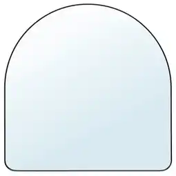 IKEA Lindbyn Spiegel, zwart, 80x80 cm aanbieding
