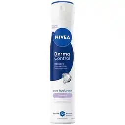 Trekpleister NIVEA Derma Control Restore Antitranspirant Spray aanbieding