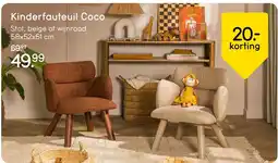 Leen Bakker Kinderfauteuil Coco aanbieding