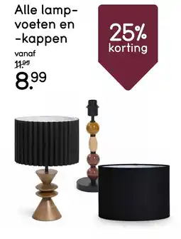 Leen Bakker Alle lampvoeten en -kappen aanbieding