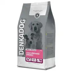 Pets Place Denkadog Cold Pressed Energy - Hondenbrokken - Rund&Kip 20 kg aanbieding