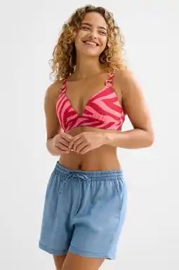 Wehkamp BEACHWAVE strandshort blauw aanbieding