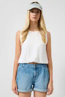 Wehkamp QS top met textuur wit aanbieding