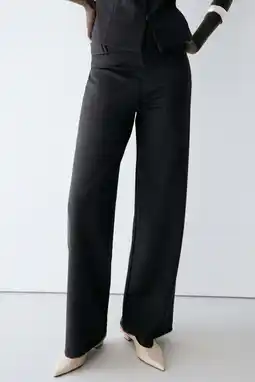 Wehkamp Mango straight leg pantalon - antraciet aanbieding