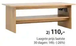 Jysk Daugbjerg Salontafel aanbieding