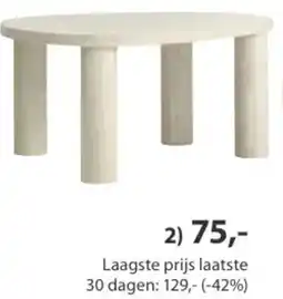 Jysk Lundeborg Salontafel aanbieding