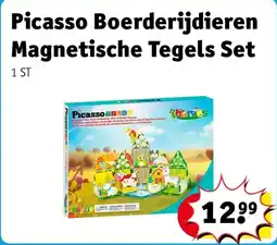 Kruidvat Picasso Boerderijdieren Magnetische Tegels Set aanbieding