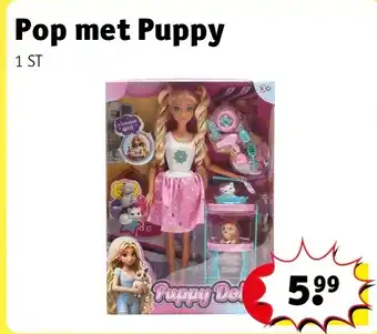 Kruidvat Pop met Puppy aanbieding