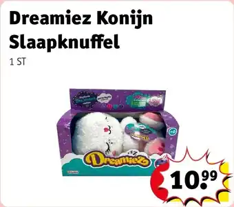 Kruidvat Dreamiez Konijn Slaapknuffel aanbieding