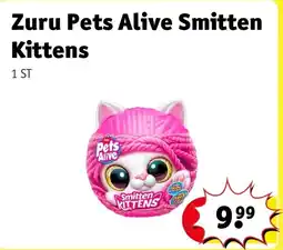 Kruidvat Zuru Pets Alive Smitten Kittens aanbieding