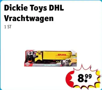 Kruidvat Dickie Toys DHL Vrachtwagen aanbieding