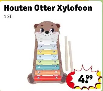 Kruidvat Houten Otter Xylofoon aanbieding