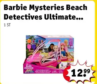 Kruidvat Barbie Mysteries Beach Detectives Ultimate Beach Buggy aanbieding