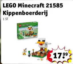 Kruidvat LEGO Minecraft 21585 Kippenboerderij aanbieding