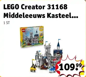Kruidvat LEGO Creator 31168 Middeleeuws Kasteel met Ridder aanbieding