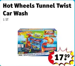 Kruidvat Hot Wheels Tunnel Twist Car Wash aanbieding