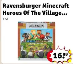 Kruidvat Ravensburger Minecraft Heroes Of The Village Junior aanbieding