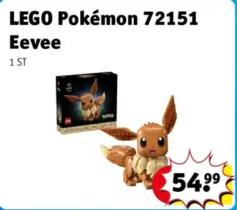 Kruidvat LEGO Pokémon 72151 Eevee aanbieding