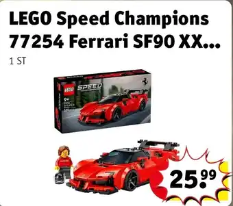 Kruidvat LEGO Speed Champions 77254 Ferrari SF90 XX Stradale Sportauto aanbieding