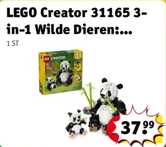 Kruidvat LEGO Creator 31165 3-in-1 Wilde Dieren: Pandafamilie aanbieding
