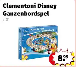Kruidvat Clementoni Disney Ganzenbordspel aanbieding