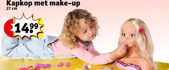 Kruidvat Kapkop met make-up aanbieding