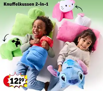 Kruidvat Knuffelkussen 2-in-1 aanbieding