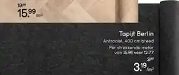 Leen Bakker Tapijt Berlin aanbieding