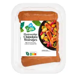 Albert Heijn AH Terra Plantaardige chipolata worstjes aanbieding