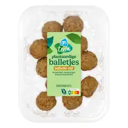 Albert Heijn AH Terra Plantaardige balletjes Indische stijl aanbieding