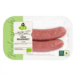 Albert Heijn AH Biologisch Runderbraadworst aanbieding