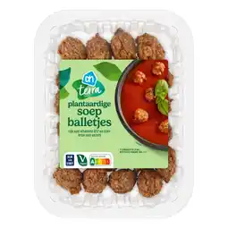 Albert Heijn AH Terra Plantaardige soepballetjes aanbieding