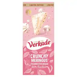 Albert Heijn Verkade Crunchy meringue frambozensmaak reep aanbieding