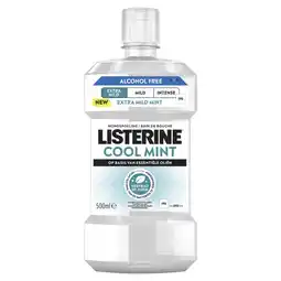 Albert Heijn Listerine Coolmint alcoholvrij extra mild aanbieding