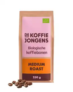 Albert Heijn De Koffiejongens Medium roast koffiebonen aanbieding