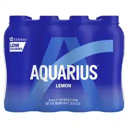 Albert Heijn Aquarius Daily hydration lemon 12-pack aanbieding