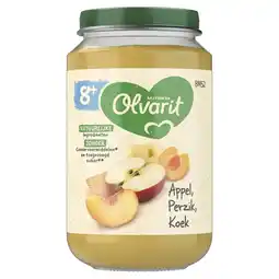 Albert Heijn Olvarit 8+ mnd appel perzik koek aanbieding