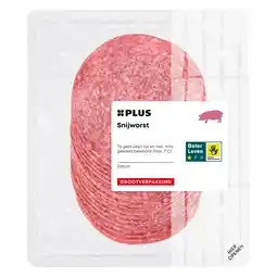 PLUS PLUS Snijworst GVP aanbieding