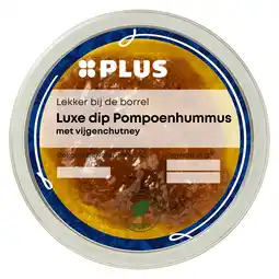 PLUS PLUS Luxe dip Pompoenhummus met vijg aanbieding