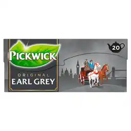 PLUS Pickwick Earl grey zwarte thee voor pot aanbieding