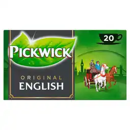 PLUS Pickwick English zwarte thee aanbieding