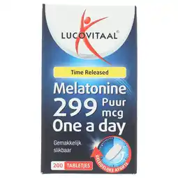 PLUS Lucovitaal Melatonine 299 mcg aanbieding