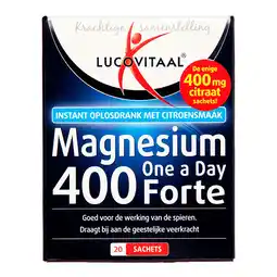 PLUS Lucovitaal Magnesium Sachets 400mg aanbieding