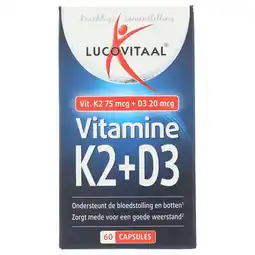 PLUS Lucovitaal Vitamine K2 + D3 aanbieding