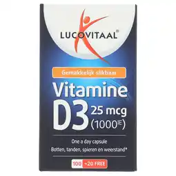 PLUS Lucovitaal Vitamine D3 25mcg aanbieding