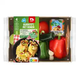 Albert Heijn AH Burrito's met bonen verspakket aanbieding